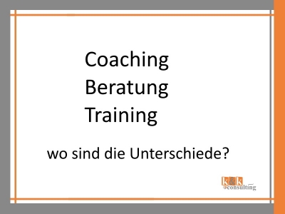 Coaching - Beratung - Training