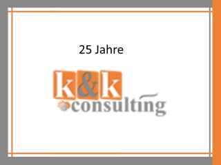 25 Jahre k&amp;k Consulting